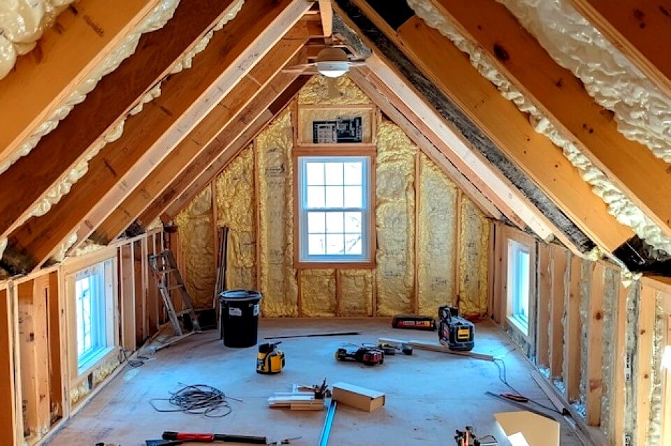 Isolation et rénovation d'un grenier
