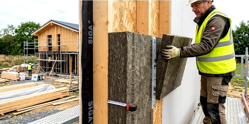 épaisseur d'isolation pour les murs extérieur