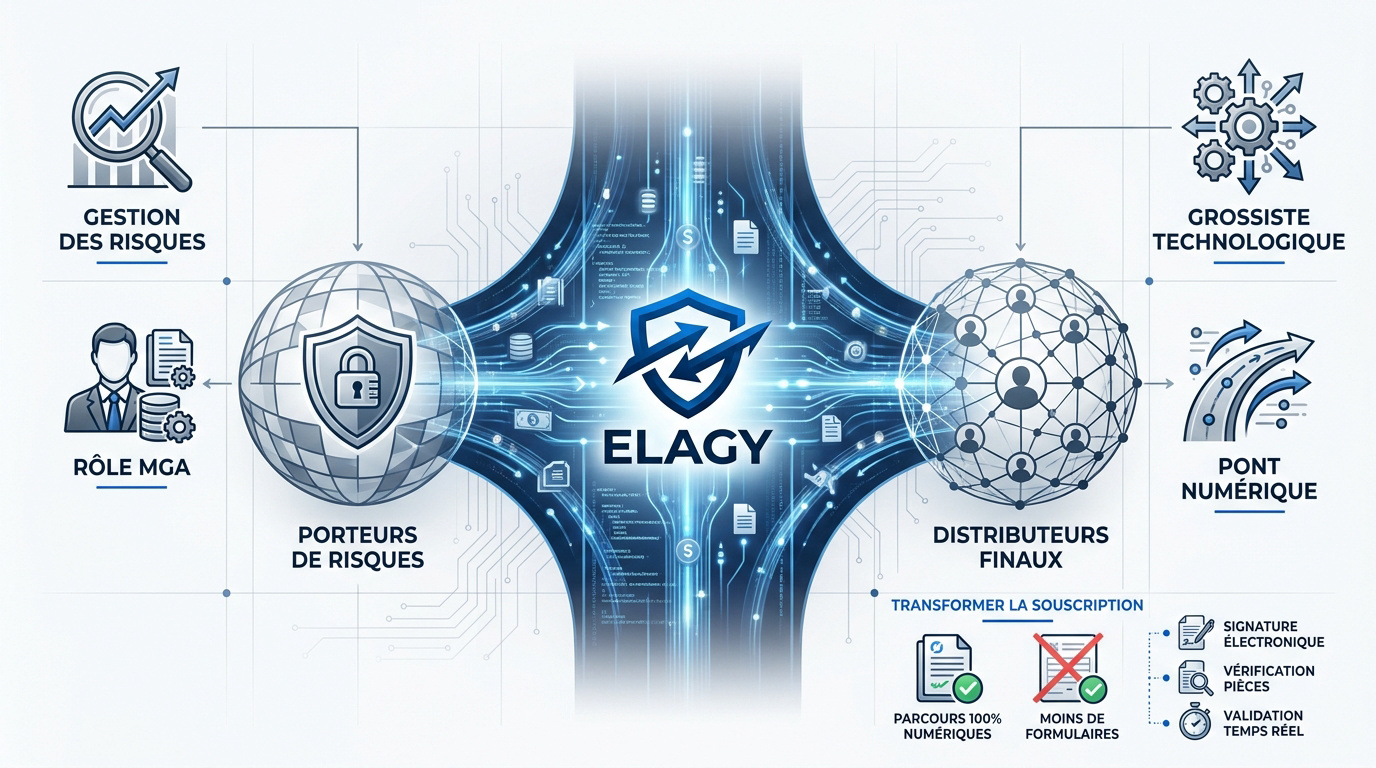 Interface numérique de gestion d'assurance Elagy