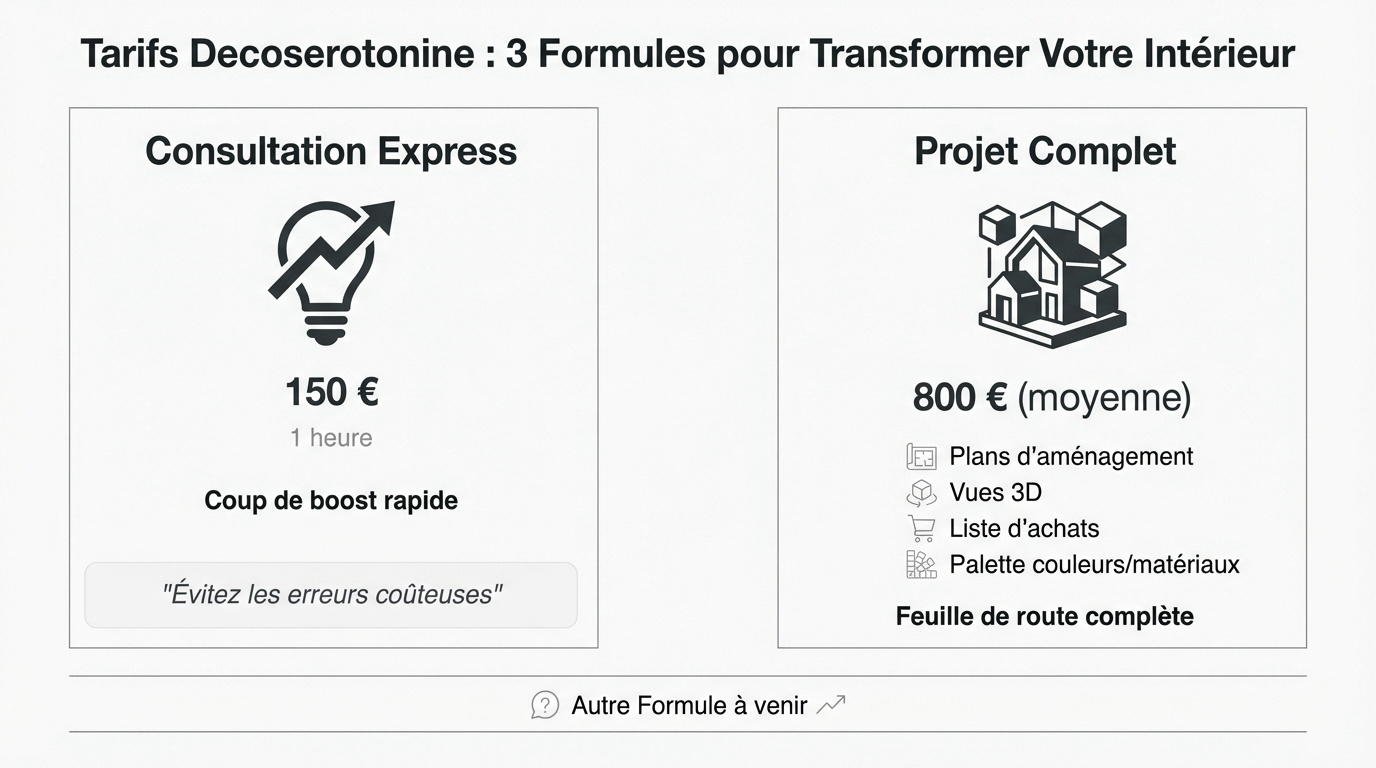 Présentation des offres de décoration intérieure Decoserotonine