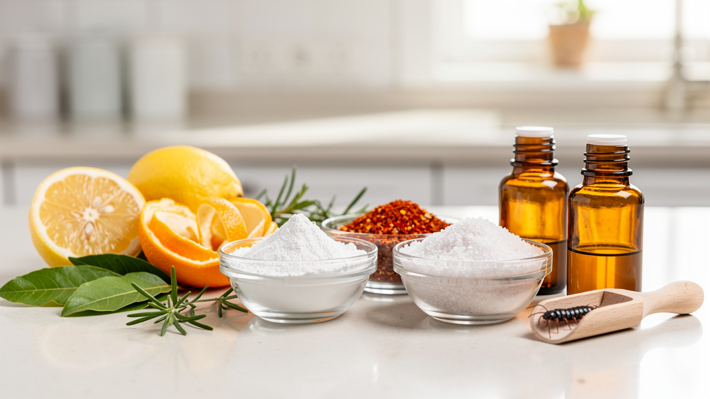 Produits naturels pour éloigner les mille-pattes