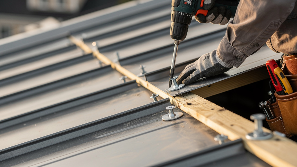 Comment fixer les bacs acier en toiture ?