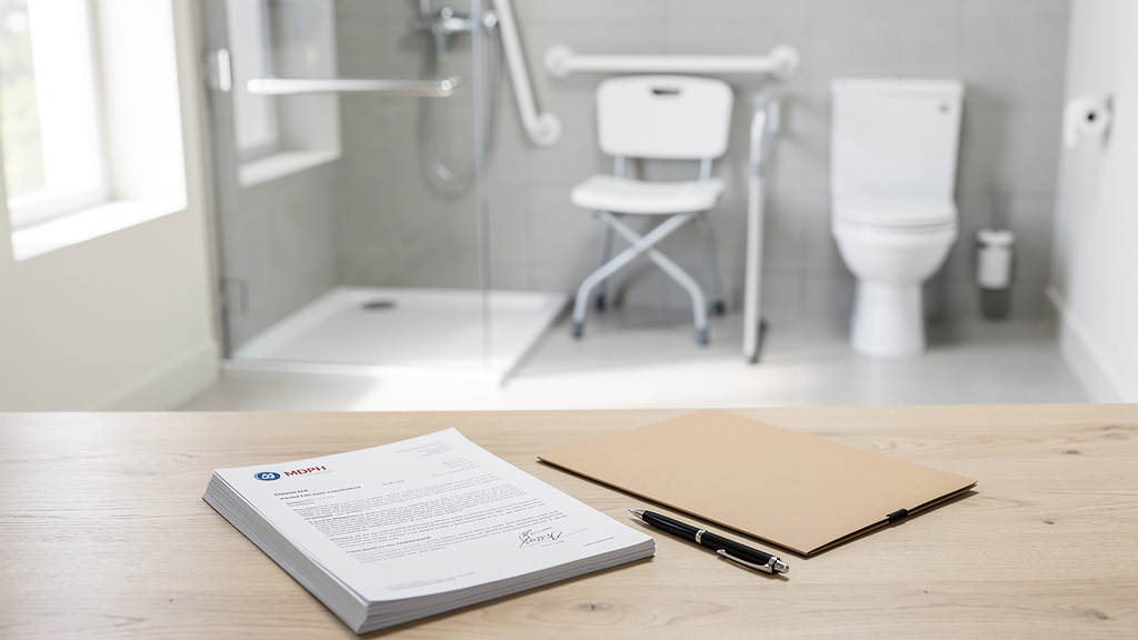 Dossier MDPH pour aménagement de salle de bain