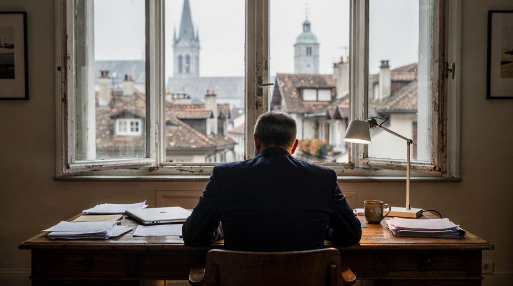 Entrepreneur genevois consultant des documents de création de société